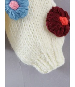 Thick Sweater Cardigan Floral Lantern Sleeve 210821826 15 Thick Sweater Cardigan Floral Lantern Sleeve 210821826 -Women Clothing Sales Store 210821826 7