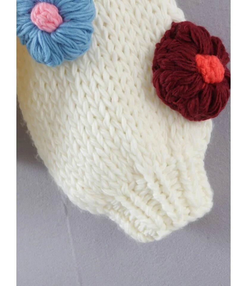 Thick Sweater Cardigan Floral Lantern Sleeve 210821826 8 Thick Sweater Cardigan Floral Lantern Sleeve 210821826 - Image 8