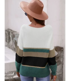 Casual Warm Jersey Sweater Pullover Fall 210824874 -Women Clothing Sales Store 210824874 4