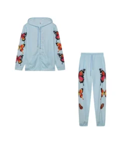 Butterfly Print Long Sleeve Hooded Zipper Loose Sports Women's Wholesale Activewear Sets SO95133 -Women Clothing Sales Store 21111e92 d69f 472e 93c5 4699b8458f61 cf0f6069b33c4a7d47d906e217703461