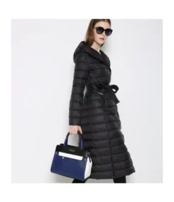 Fashion Lightweight Hooded Down Jacket With Belt Double Breasted Long Sleeves Solid Color Slim Women Wholesale Coats SOU60180 -Women Clothing Sales Store 22fa1f8e c40c 4afd a4cd 1757d6b3bd6b e11b5b9906533f0b4631fd1dc78f7f1e