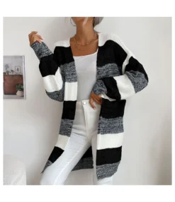 Wholesale Women Cardigan Buttonless Color-Block Knit SOU190619 -Women Clothing Sales Store 280639ac c9d8 480b 9cec 9789d35f515a 1F73E875E924333B65A2F137090B75D9