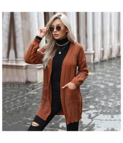 Casual Long Sleeve Solid Color Loose Knitted Sweater Wholesale Cardigan SOUN562660 -Women Clothing Sales Store 30789d74 a1d4 4cf0 864a ffd14bfb44f2 bce5b6798b719fa5853f9eeb1ed2178c