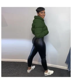 Fashion Standing Collar Long Sleeve Warm Short Down Jacket Wholesale Coats SOUN562145 -Women Clothing Sales Store 345ab824 9013 4fad 9f84 bfb2a6068d71 f6fbada9d31c2c040d39d450e452c1af