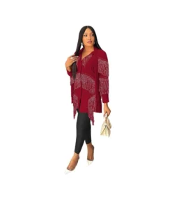 Loose Fashion Fringed Stitching Long-Sleeved All-Match Shirt Wholesale Women Top STV464137 -Women Clothing Sales Store 3956fb98 cbba 4b5f bd22 e78ee68465a9 718aa10fb2fe1f6dac0425abebec88ce