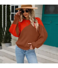 Fashion Patchwork Pullover Bat Sleeve Loose Crew Neck Wholesale Sweater SSWN560968 19 Fashion Patchwork Pullover Bat Sleeve Loose Crew Neck Wholesale Sweater SSWN560968 -Women Clothing Sales Store 39bc2b48 dd0a 41fc 8079 06b5dc090439 69aefa1191298ae1bdaa5ad9f6211115