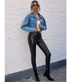 Loose Women Cropped Denim Jacket Wholesale Coats And Jackets SOUN535270 -Women Clothing Sales Store 3fb4bb62 721b 4d34 8624 f368e284c715 a85a72dab32b4fafed0289b7850b90b5