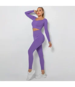 Seamless Thread Multi-Angle Stitching Long-Sleeved Sports Fitness Suit Wholesale Women Clothing SOV463942 -Women Clothing Sales Store 410bbe7d 3333 48ba ae91 3b7432e6903b 1f53f08a07594169158b0747305fb58d