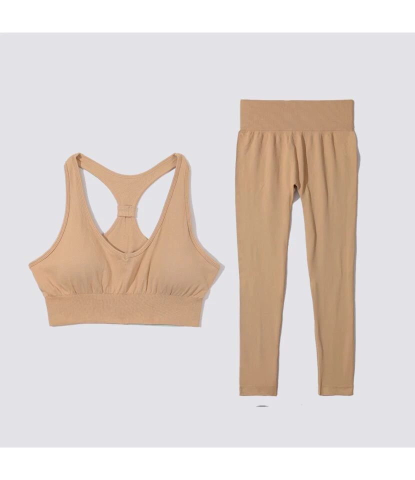 Womens 2pcs Seamless Athletic Yoga Suits Sport Bra & Leggings Activewear Wholesale Workout Clothes SON534195 4 Womens 2pcs Seamless Athletic Yoga Suits Sport Bra & Leggings Activewear Wholesale Workout Clothes SON534195 - Image 4