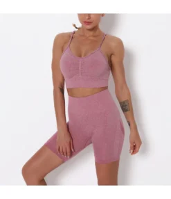 Athletic Bra & Shorts Seamless Fitness Yoga 2pcs Sets Activewears Wholesale Workout Clothes SON534558