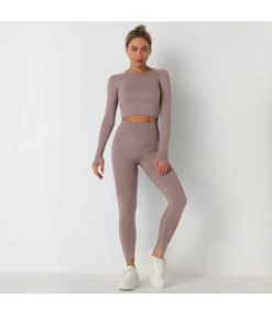 Knitted Solid Color Seamless Long-Sleeved Tops & Leggings Sports Fitness Yoga Suits Wholesale Activewear Sets SON539918 -Women Clothing Sales Store 475865c2 c2b3 4c28 ab60 7c10f851318c 73ee7876583fc29cb4621462fde59f8d