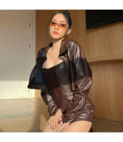 Wholesale Women Clothing PU Leather Windbreaker Lapel Jacket Jacket SW160958 -Women Clothing Sales Store 480a6fe3 3ddf 4bb5 b0e1 9dee5924e3a0 9EF05F69456F2FF5847CA0B5280C06EE