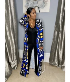 Fashion Loose Print Cardigan Wholesale Distributors Lace Up Long Sleeve Maxi Coat (With Belt) SOU95371 -Women Clothing Sales Store 4b8cbf7a 1389 4003 bb87 9ba32261779b a046f194e3434d624dd61a25c8dc73af