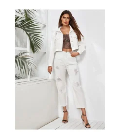 Short Jackets With Holes Style Wholesale Denim Jacket SW180673 -Women Clothing Sales Store 4c38dade 106c 47e1 9a1c 4a45efe7164b A9111EEE5DBBB23DA5B37A0835FFE366