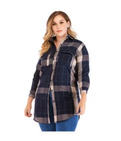 Checked Plus Size Blouse Women Wholesale ST200006 11 Checked Plus Size Blouse Women Wholesale ST200006 -Women Clothing Sales Store 4ea39f67 02be 4c1a 9e9a f2b9a1ec7e05 5D628821D28019555C03B7BF9971AA8D