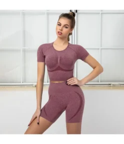 Women T Shirts & Shorts Workout Seamless Yoga Suits Wholesale Activewear Sets SON534396 -Women Clothing Sales Store 4f2ea1d7 d486 4049 b9ba d6458121525f beb0fe86d274633a6e8bba5eec5c76c9