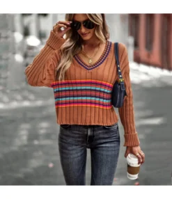 Casual V Neck Splice Long Sleeve Slim Wholesale Sweaters SSWN562276 16 Casual V Neck Splice Long Sleeve Slim Wholesale Sweaters SSWN562276 -Women Clothing Sales Store 5319f319 bffe 436f 86ce 0e92e1313db5 3ad6188c65f68240f83ac0b9f70fe8ae