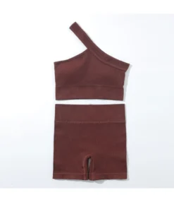 Fashion Womens 2pcs Yoga Seamless Athletic Suits Slanted Shoulder Sport Bra & Shorts Activewear Wholesale Workout Clothes SON534196 18 Fashion Womens 2pcs Yoga Seamless Athletic Suits Slanted Shoulder Sport Bra & Shorts Activewear Wholesale Workout Clothes SON534196 -Women Clothing Sales Store 548ae74c 5f21 47f7 a065 84a708784c25 c8e281dfc5a3d3bae28cdec556cccf47