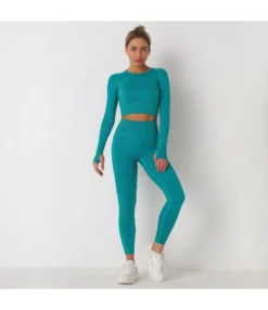 Knitted Solid Color Seamless Long-Sleeved Tops & Leggings Sports Fitness Yoga Suits Wholesale Activewear Sets SON539918 -Women Clothing Sales Store 57e8ea4c d820 4ba1 ae73 d7406ca47722 6469c0e98362a99704465aedf8f9d38a