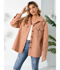 Warm Plush Single-Breasted Women Pocket Jacket Wholesale Coats SOUN536952 -Women Clothing Sales Store 5b8ba24a 4033 4d1d 8a20 922540eee834 666328c3968abdf7b93ac168ff9c2c95
