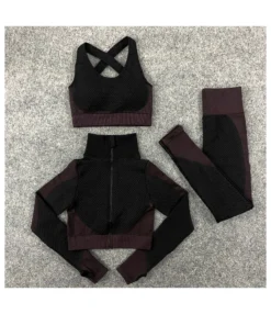 Seamless Knit Yoga Suits Sexy Butt Lift Fitness Sports 3pcs Sets Wholesale Activewear SON536995 -Women Clothing Sales Store 5d80ec28 d966 4d4d 95be 41dcca3d5472 73af8ffcbca51c3fa754d3e68c3fb8df