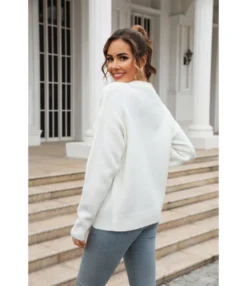 Long-Sleeved Solid Color All-Match Knitted Pullover Sweater Wholesale Women'S Top N4623070300158 -Women Clothing Sales Store 60c342f33b0e44dcb1c7b03e010f7215