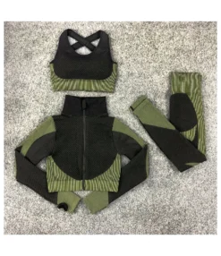 Seamless Knit Yoga Suits Sexy Butt Lift Fitness Sports 3pcs Sets Wholesale Activewear SON536995 -Women Clothing Sales Store 66bcd0c2 c2e1 4580 83df 0adcbe522f6f e80dd8d2fab5acf88cd0a8c4f02740c0