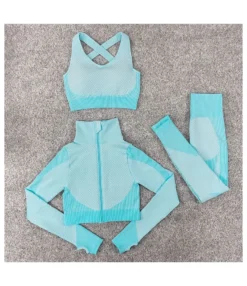 Seamless Knit Yoga Suits Sexy Butt Lift Fitness Sports 3pcs Sets Wholesale Activewear SON536995 -Women Clothing Sales Store 689703ca 5a0e 4122 b239 e567260d1102 3fcdea508d1d24f82b8b04ee93e06584