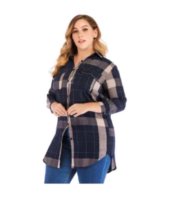Checked Plus Size Blouse Women Wholesale ST200006 9 Checked Plus Size Blouse Women Wholesale ST200006 -Women Clothing Sales Store 699983bf a4ca 403a be53 80cfa702a6d2 1E2E9205FCBBBE23A61BDED7789A4F00