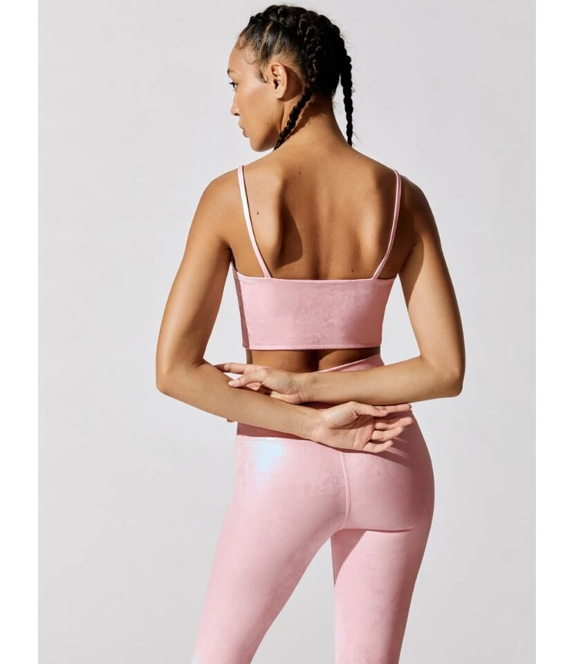 Women Plain Color Sports Crop Tops Yoga Pants Wholesale Two Piece Sets SON580303 5 Women Plain Color Sports Crop Tops Yoga Pants Wholesale Two Piece Sets SON580303 - Image 5