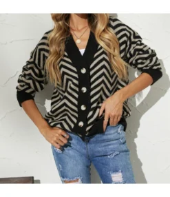 Wholesale Women Cardigan Striped Slim Knit SW161857 9 Wholesale Women Cardigan Striped Slim Knit SW161857 -Women Clothing Sales Store 6bcd9fd2 2ed2 42bf bb7d f7ffe066b275 09570B1D8107DCBF244C78C80A060820