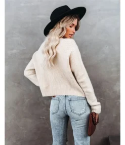 V-Neck Solid Color Plus Size Sweater For Women Wholesale SS180391 -Women Clothing Sales Store 6cdcc5f8 f50f 474e a55e 7646d7be03bd 9B6884E17FF6E53C92C6E4BF44A14369