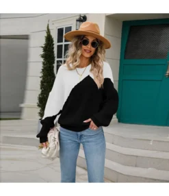 Fashion Patchwork Pullover Bat Sleeve Loose Crew Neck Wholesale Sweater SSWN560968 16 Fashion Patchwork Pullover Bat Sleeve Loose Crew Neck Wholesale Sweater SSWN560968 -Women Clothing Sales Store 6f5ff593 e7b7 4cc3 a247 a0dc61070b40 429fd10c8ed03dcafb4d2e1c681b9446