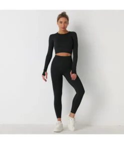 Knitted Solid Color Seamless Long-Sleeved Tops & Leggings Sports Fitness Yoga Suits Wholesale Activewear Sets SON539918 -Women Clothing Sales Store 713b71c4 8318 41aa a0ba 70811f4b8ede b3b9680a11cf6c43d9861a6f76f756e3