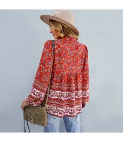 Printed Bohemian Long Sleeve Shirts Resort Boho Blouse Wholesale Womens Tops STN536759 -Women Clothing Sales Store 73a81346 ad7e 48d4 83a3 6f4bcadf1902 56eae45e0299f1417d5a389e75024f50