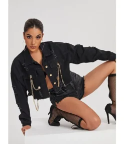 Wholesale Chain Backless Denim Short Jacket SW180675 -Women Clothing Sales Store 761cbb65 0c1b 43d4 b174 9f75dc50f44d EA1CC55F6EB87B0C7FCCE91942B60394