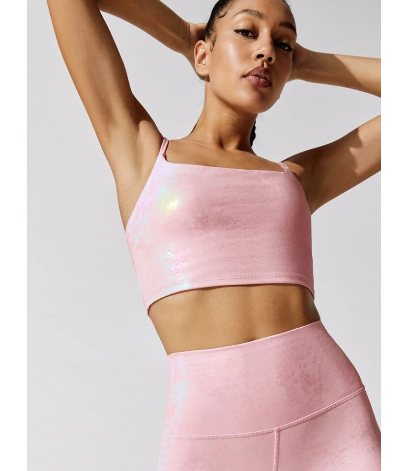 Women Plain Color Sports Crop Tops Yoga Pants Wholesale Two Piece Sets SON580303 4 Women Plain Color Sports Crop Tops Yoga Pants Wholesale Two Piece Sets SON580303 - Image 4