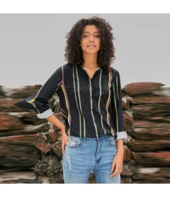 Lapel Long Sleeve Top Vertical Striped Casual Blouse Wholesale ST202685 15 Lapel Long Sleeve Top Vertical Striped Casual Blouse Wholesale ST202685 -Women Clothing Sales Store 88639684 276e 4f57 b1d8 e9ee2c1b6c39 03CB090B1FB00CDF8CB2852ADF56E6D7