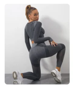 Seamless Knitted Breathable Tops Leggings Fitness Yoga Suits Wholesale Activewear Sets -Women Clothing Sales Store 886e449c 7e22 4a3e 91a4 922414202299 d3f0136d120116a2f597487402ae2153