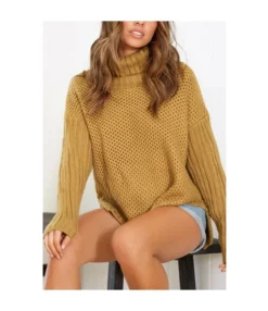 Warm Loose Turtleneck Knit Tops Long Sleeve Women Wholesale Sweater SSWN560055 -Women Clothing Sales Store 890979ce 5609 4147 abbe f92fda45ab99 56059e99fb43cdd01daaf1356803e18f
