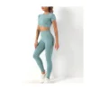 Running Fitness T Shirts & Leggings Workout Seamless Yoga Suits Wholesale Activewear Sets SON536702