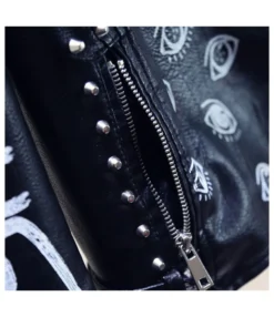 Punk Style Lapel PU Epaulette Belt Printing Motorcycle Short Wholesale Coats & Jackets SOU081849 -Women Clothing Sales Store 91f8c8ad 48db 4362 9ed4 f9bf0f2fd53e FFE2FC452A501A6AFEF6D49B58A41A3B