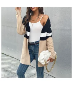 Casual Color Matching Long-Sleeved Loose Cardigan Wholesale Women Clothing SOUN562232 -Women Clothing Sales Store 9ac9854e 6284 4a9d b419 d0d9fa2e66f4 d38977b60fe0bcf3525570045675c48e