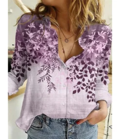 Gradient Floral Print Long Sleeve Womens Shirts Casual Wholesale Blouse ST95275 -Women Clothing Sales Store 9c99cba5 cf8e 498b abd2 007736d432f2 60bf91764cb3b306dce386a5ddf9fb03