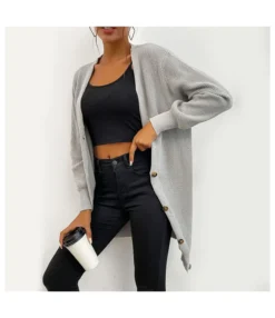 Buttoned Fashion Solid Long Sleeve Versatile Simple Sweater Long Cardigan Wholesale Women'S Top SSWV463550 10 Buttoned Fashion Solid Long Sleeve Versatile Simple Sweater Long Cardigan Wholesale Women'S Top SSWV463550 -Women Clothing Sales Store 9df34329 4368 44c1 bd6b 902297250e90 c9052f906df2564d3d6f8f28c457250f
