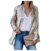 Casual Cardigan Lapel Long Sleeve Sequin Blazer Wholesale Womens Clothing N5923081800034