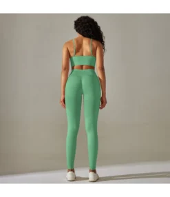 Seamless Solid Color Crop Tops High Waist Leggings Sports Suit Wholesale Womens Clothing N4623070500055 -Women Clothing Sales Store O1CN01CXdjtw1I2TYV1cAaq 2206387370835 0 cib