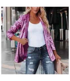Casual Cardigan Lapel Long Sleeve Sequin Blazer Wholesale Womens Clothing N5923081800034 -Women Clothing Sales Store O1CN01Fcvt5V1rRfvLyelyl 2200855815628 0 cib 5