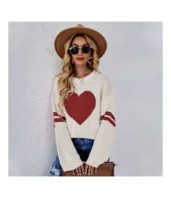 Loose Round Neck Heart Print Long Sleeve Knit Sweater Wholesale Womens Tops N5923053100004 -Women Clothing Sales Store O1CN01HBjEzD29NF1VyZnO3 4040548055 0 cib