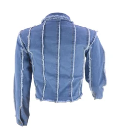 Fashion Long Sleeve Striped Single-Breasted Denim Jacket Wholesale Womens Clothing N5923090500027 -Women Clothing Sales Store O1CN01J49Z0m2N8xHte776b 4277689919 0 cib